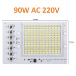 Νέο Smart IC Led Chip AC 220-240V Λειτουργεί Χωρίς Τροφοδοτικό